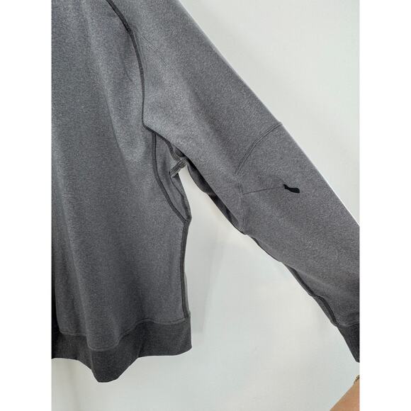 Lululemon Mens Gray Jacket Full Zip Bomber Warm Up Track Active Performance L - Picture 5 of 10
